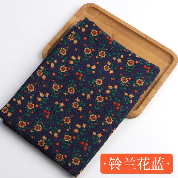 0,5 м / 1 м / 2 м Винтажная этническая хлопково-льняная ткань с принтом для скатертей, пледов на диван, платьев, ручной работы, DIY, ткани для одежды