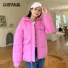Women's Plus Size Casual Cotton Clothes Winter Loose Thickened Cotton Jacket Cotton Bread Clothing Tide