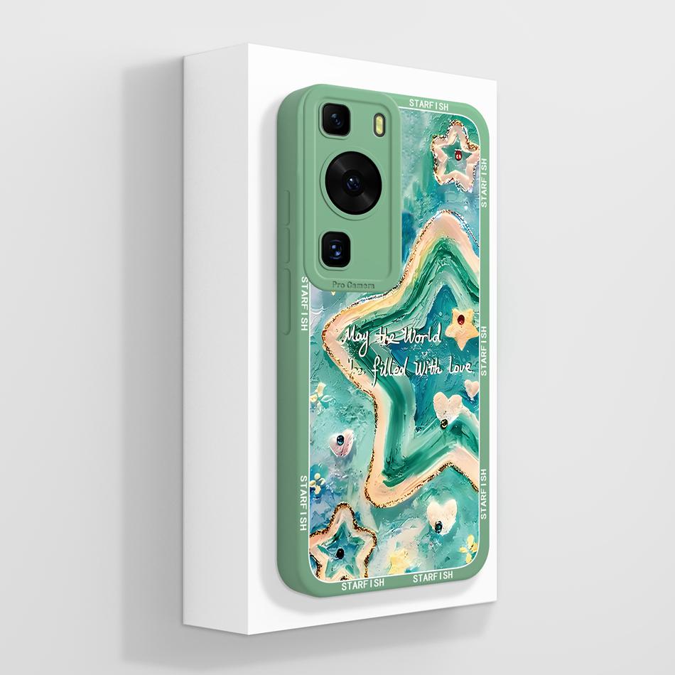 For Huawei P60 Pro Art Case Butterfly Rose Soft Liquid Silicone Cover For Huawei P 60 Art P60Pro Anti Drop Protective Bumper