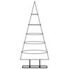 VidaXL Arbre de Noël en métal pour décoration noir 125 cm 359590