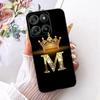 Модный Чехол с Буквой для Телефона Motorola Moto G77 G67 Задняя Крышка Для MOTO G67 G77 5G Мягкие Черные Силиконовые Чехлы