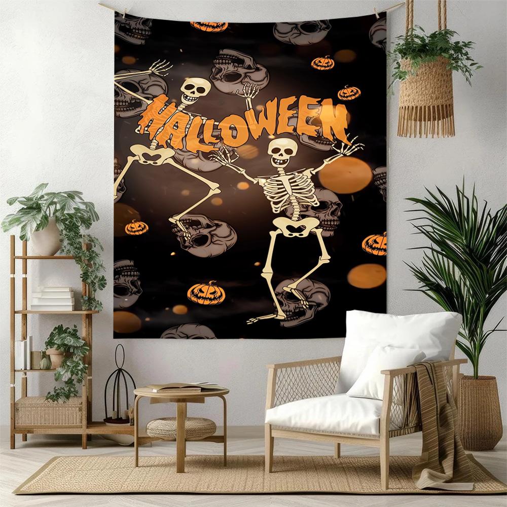 Halloween Wall Decor Tapestry Art For Pet Memorial Birthdaywedding Party Backdrop Family Gift