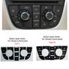 For Opel Astra J Radio Button Sticker For Vauxhall Holden Astra Repair Decals Dashboard Fixing Climate Control CD MP3 Panel