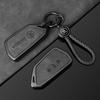 dclaq2 Zinc Alloy Leather Car Key Smart Remote Case Cover for Skoda Superb A7 Kodiaq Octavia A8 2021 Keyless Auto Keychain Accessories