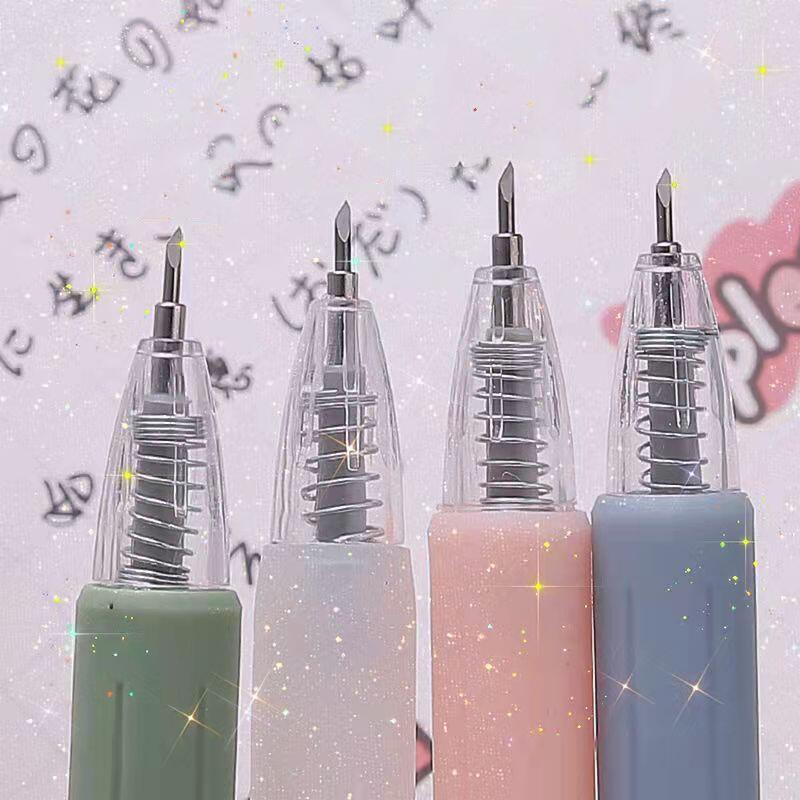 Художественный универсальный нож, нож-ручка, нож для экспресс-коробки, инструмент для резки бумаги, инструменты для рукоделия, прецизионная наклейка, резак для ленты Васи, школьные принадлежности