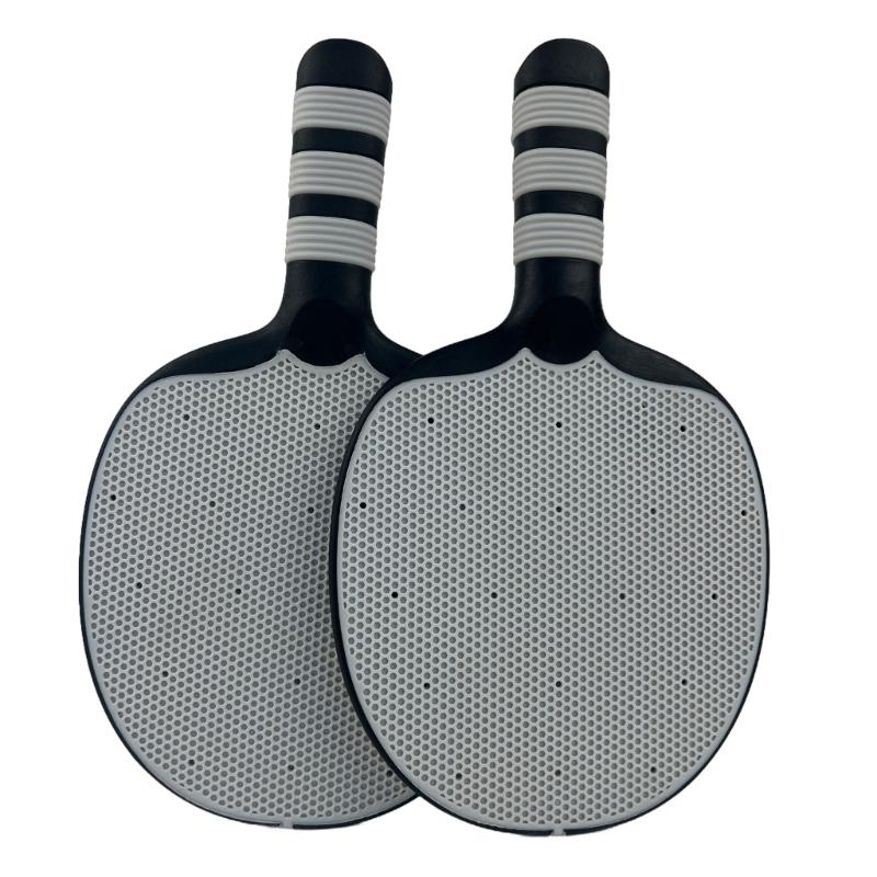 1 Pair Rubber Table Tennis Equipment for Beginner Pingpong Paddle Set Table Tennis Bat Table Tennis Rackets Set