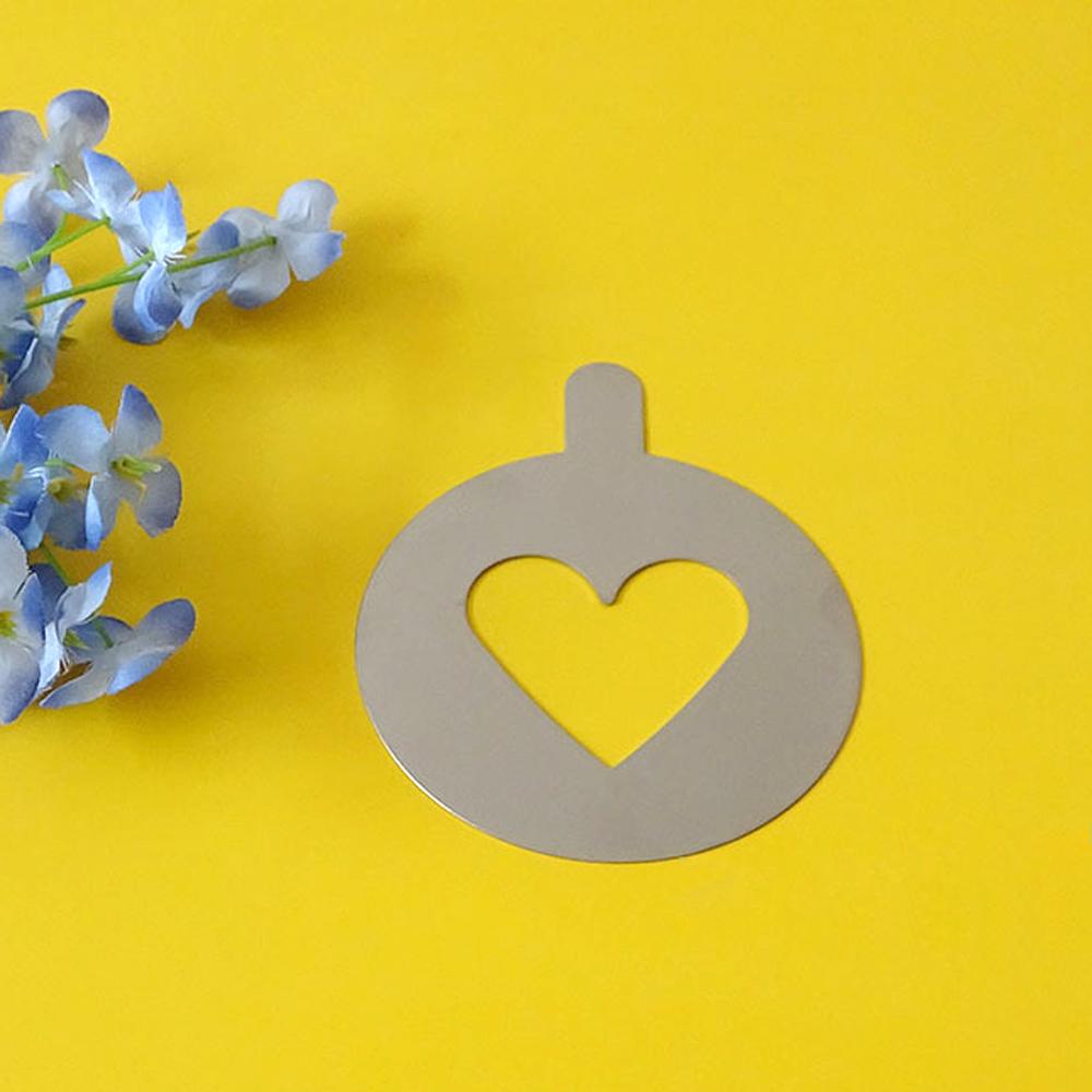 Reusable Mold Coffee Milk Cake  Cupcake Stencil Template Coffee Barista Cappuccino Template Strew Pad Duster Spray Tools 13 Type