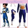 Стильный аниме комбинезон Vegeta Dragon Ball Z для косплея для всех возрастов