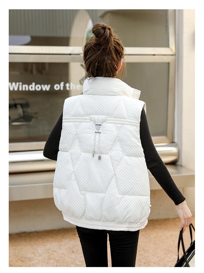 Женский пуховый жилет большого размера - Теплый, модный и без рукавов для осени/зимы