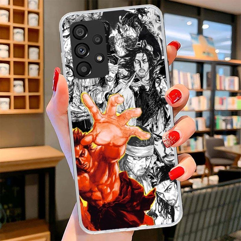 Vagabond Samurai Comic Phone Case For Samsung Galaxy A12 A22 A32 A52 A72 A02S Phone Case Note 20 Ultra 10 S10 Plus A51 A71 A50S