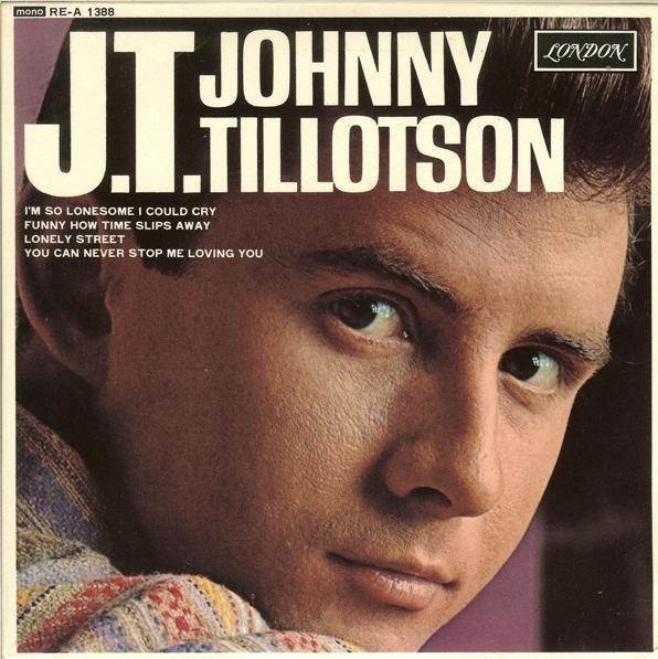 7-дюймовая пластинка ДЖОННИ ТИЛЛОТСОН - J.T.. REA1388 London Records, 1963 UK Рок Б/У
