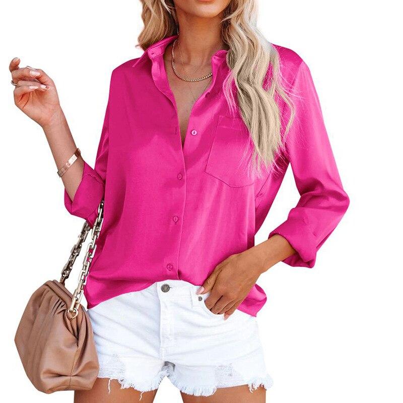 Blusas Mujer De Moda 2022 Summer Top Female Women Shirts Women's White Green Chiffon Shirt Blouses Tops Long Sleeve Chic Woman