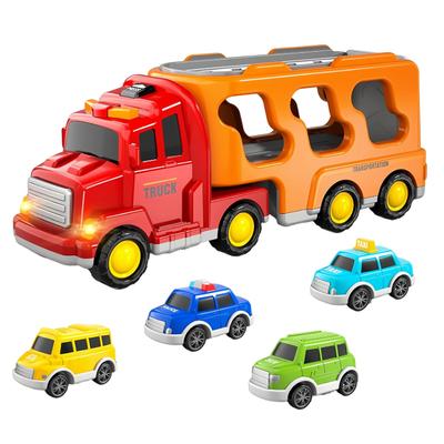 VIXA Многофункциональный Перевозчик для Роскошного Автомобиля со Звуком и Светом Строительный Пожарный и Большой Включает Хранилище и Прочный ABS Идеальный День Рождения или