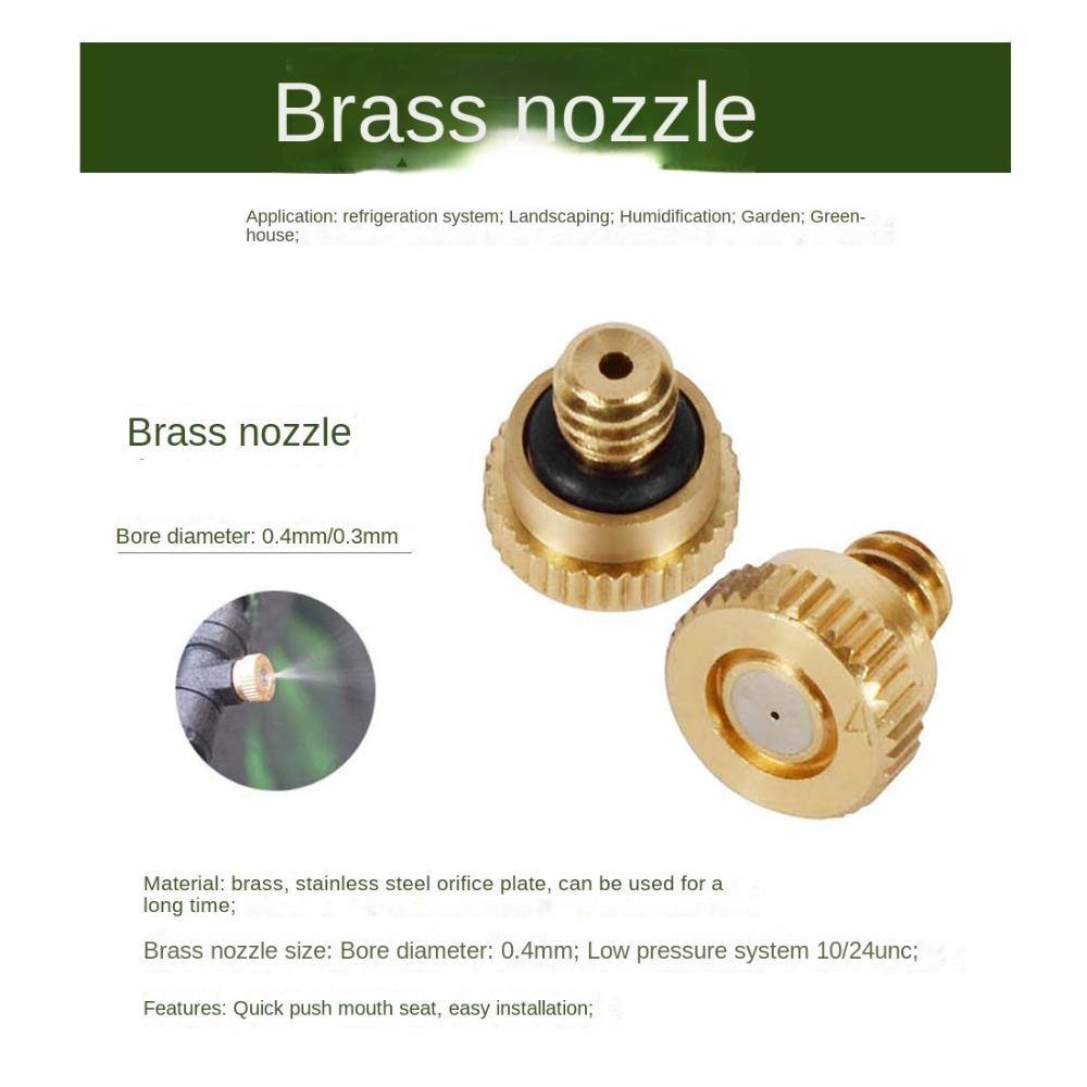 10 шт. садовый разбрызгиватель низкого давления, шланговый фитинг с одним отверстием, новая насадка для распылителя