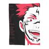 Сукуна Рёмен - Плед из флиса Jujutsu Kaisen, мягкий, теплый, плед-покрывало для кровати, гостиной, пикника, путешествий, дома, дивана