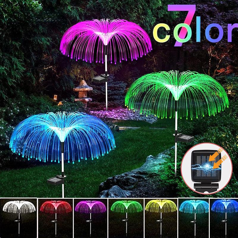 40 Вт светодиодные солнечные медузы садовые декоративные светильники водонепроницаемые уличные ландшафтные светильники для дорожек на лужайке во дворе виллы