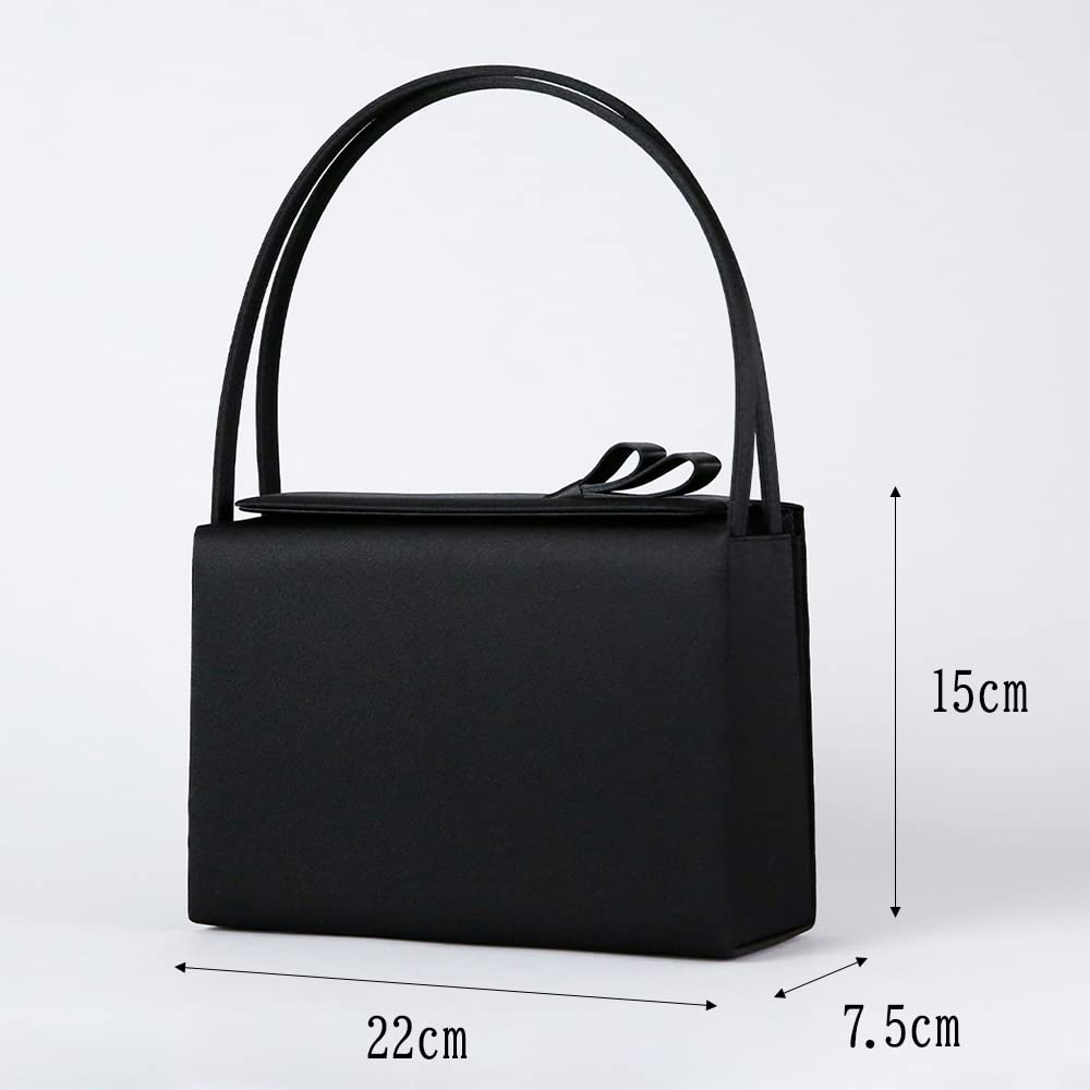 Черная формальная сумка для выпускного вечера с внутренним магнитом для входа в воду iw60072 [Iwasa], Япония, черная, большая, водоотталкивающая, церемонии, церемонии,