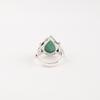 Natural Malachite Gemstone 925 Sterling Silver Handcrafted Ring Stylish Jewelry RR-57-35
