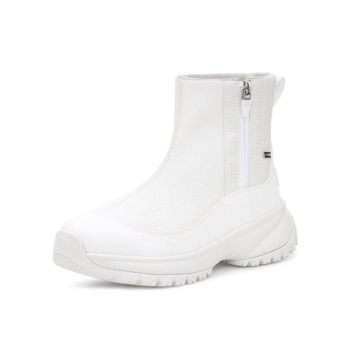 UGG Белые женские снегоступы Yose Zip на флисовой подкладке 1112329-WHT