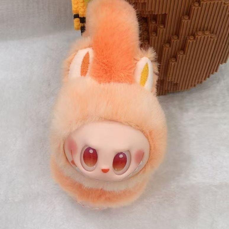 LABUBU Cartoon Winter Plush Ear Warmer, Cold Proof and Warm for Children, Universal Ear Set with Imitation Fur Fabric