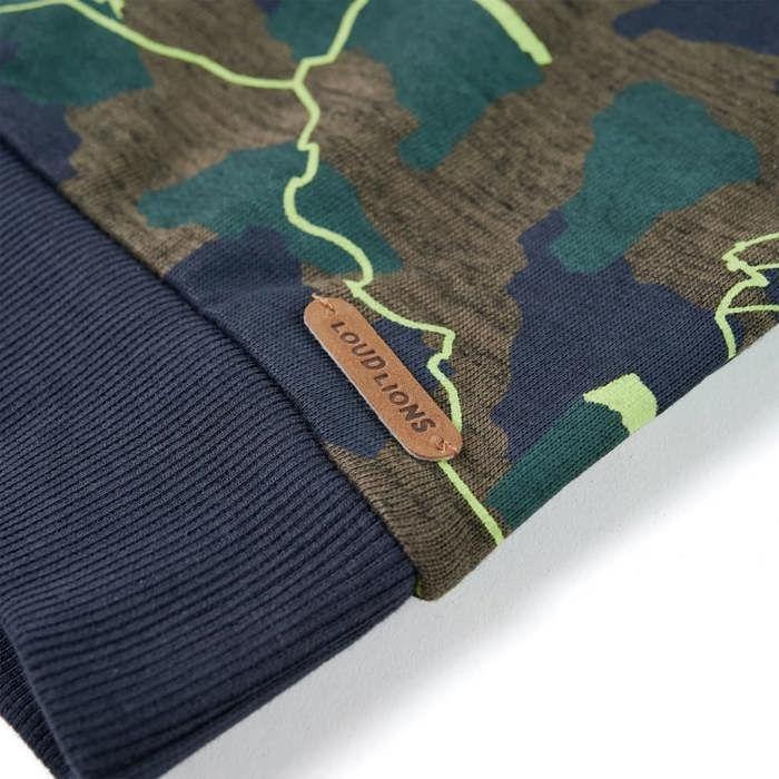 Sweatshirt pour enfants kaki foncé 92/104/116/128/140