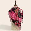 Осенне-зимний шарф с леопардовым принтом женский теплый универсальный шарф удобный модный имитация кашемира шаль