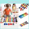 Interactive Wooden Counting Board Magnetic Fishing Game Cognitive Development Shape Recognition 45cm 19.5cm 5cm