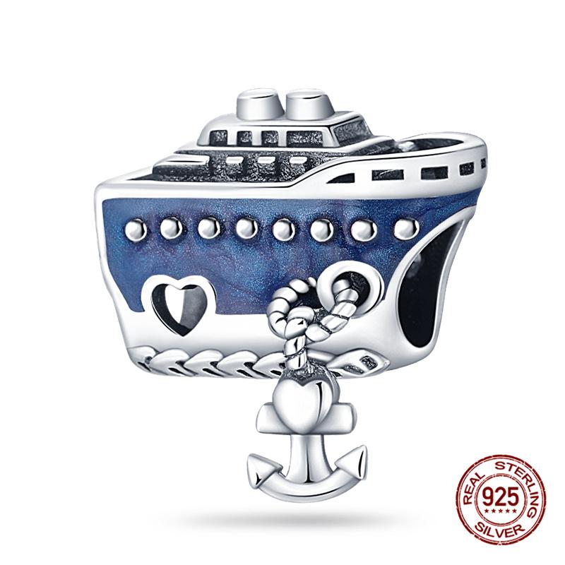 New In Original Charm Copper Ocean Series Sea Turtles Charms Beads Fit 3Mm Original Bracelet For Women Diy Fine Jewelry Gift