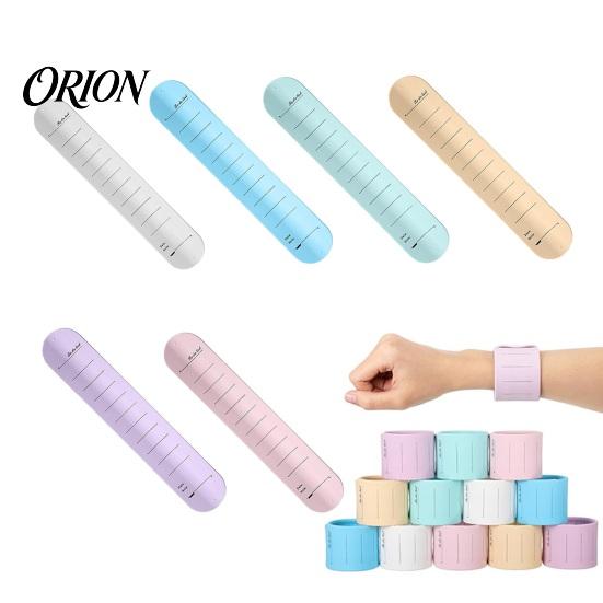 Portable Note Taking Accessory Silicone Slap Bracelet Notepad, Erasable Waterproof Wrist Memo Band with Wristband for Notes Built-in Scale Ruler,