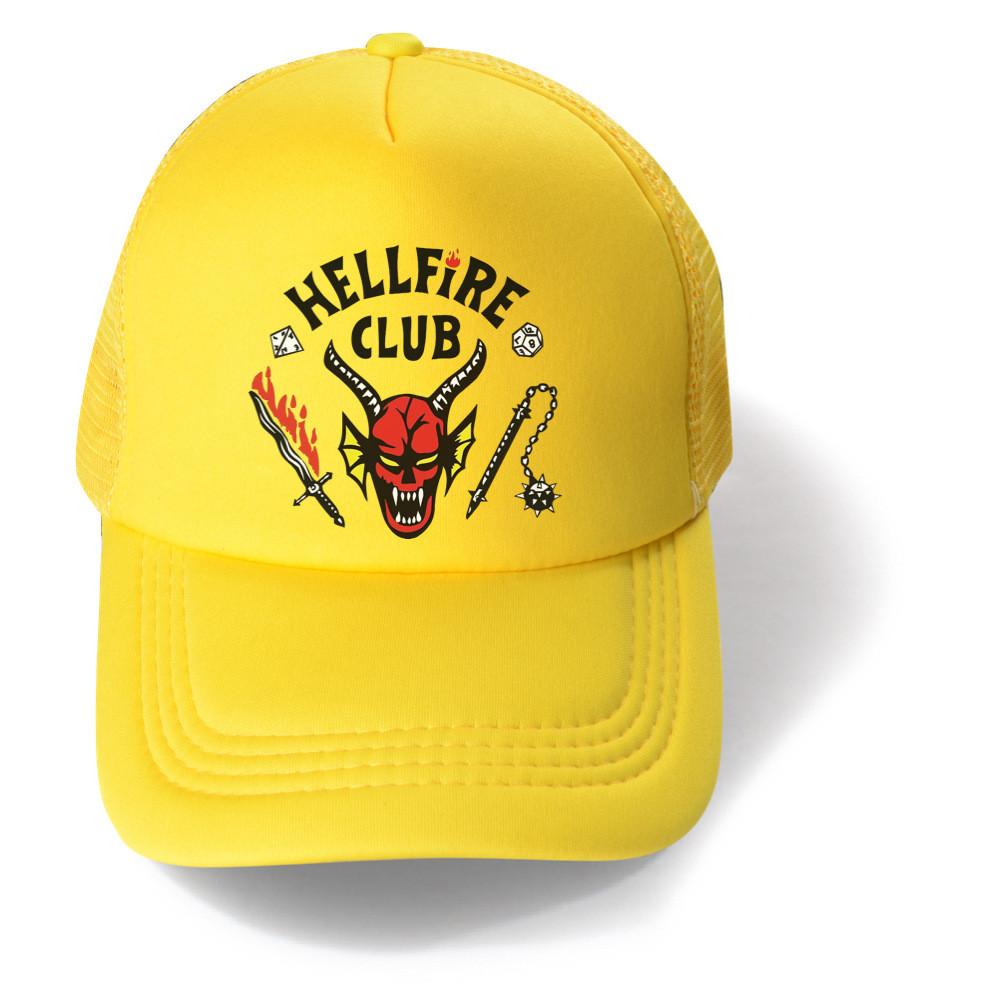 Детские Бейсболки с Принтом Stranger Hellfire для Мальчиков и Девочек