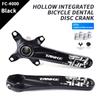 TANKE Crankset 170MM Bicycle Chainring Hollow Integrated Crankset 104 BCD Narrow Wide Bike MTB Crown  Square Hole Sprocket Crank