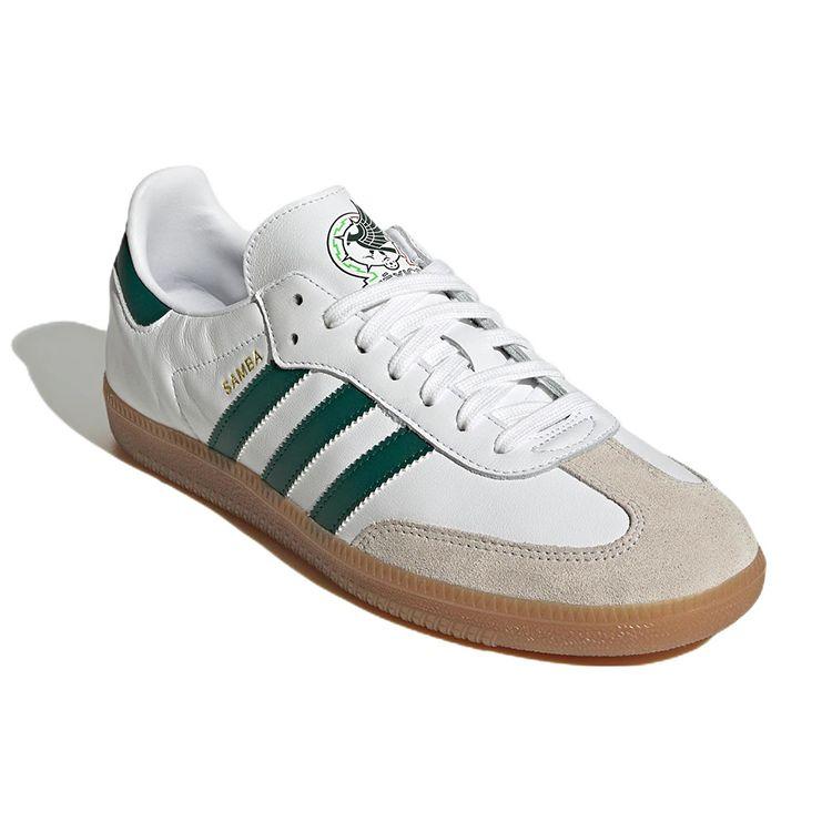 Adidas Мужские кроссовки Samba Team Mexico White Cloud-White Collegiate-Green HQ7036