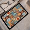 Bath Mat Absorbent Bathroom Carpet Non-slip Foot Mats Quick Dry Shower Rug Toilet Pad Doormat Washable