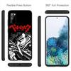 Чехол для iPhone 16 15 Xiaomi Redmi Note 14 13 12 11 Pro Max X 8 9 16e Samsung Galaxy S25 S24 S23 Moto G54 OPPO Huawei Аниме Берсерк Гатс Чехол для телефона