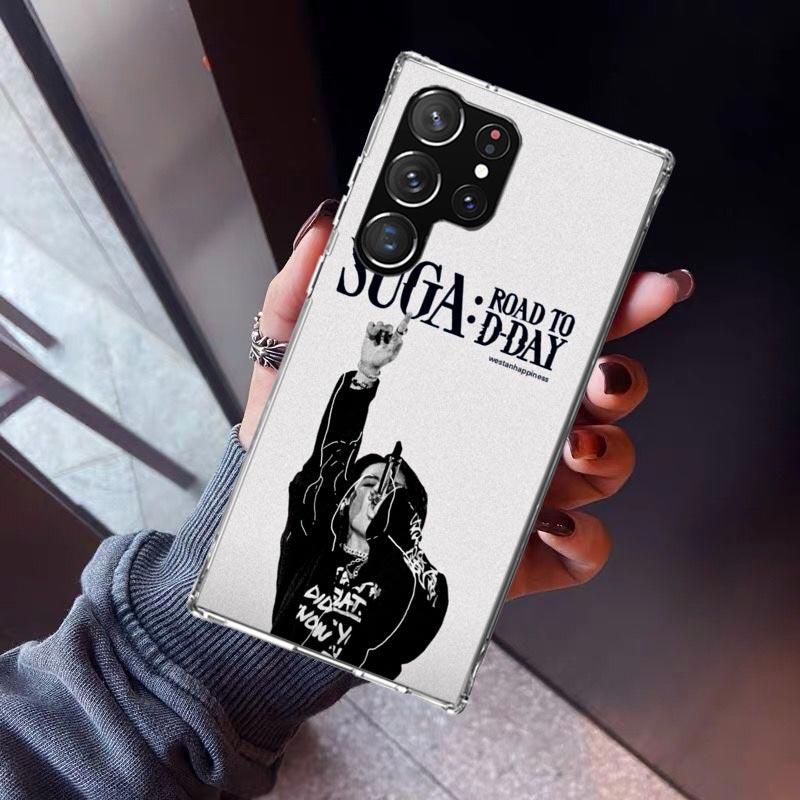 Чехол для телефона SUGA D-DAYs для Samsung Galaxy S26 S25 Edge S24 S23 Ultra S22 Plus S21 FE S20 + Мягкий чехол с принтом Fundas Galaxy S25 S2