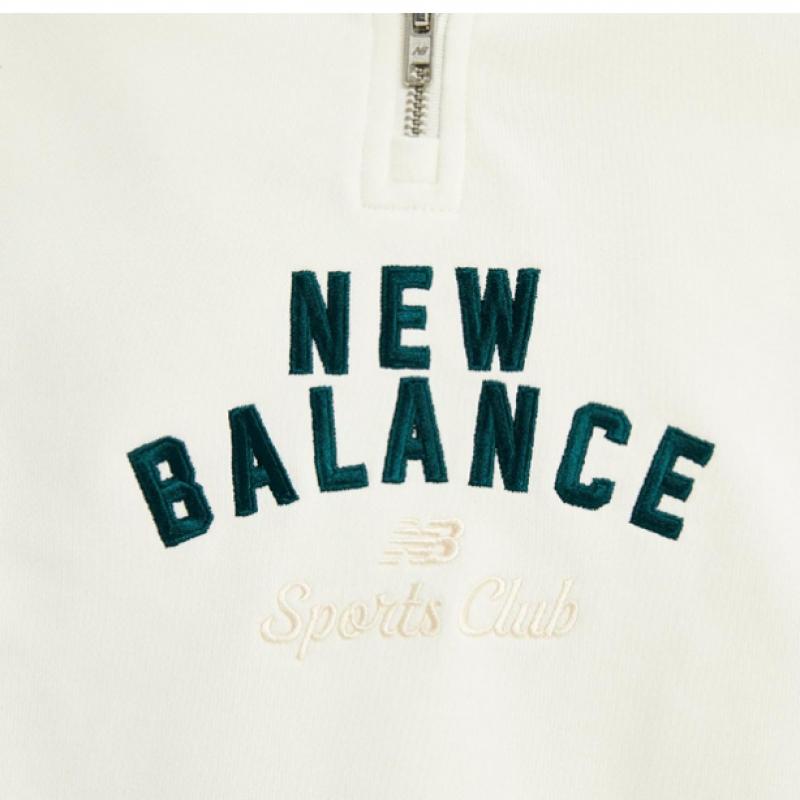 New Balance Спортивный клуб полуоблегающий свитер на молнии Nbnce11213 64