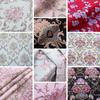 Silk Satin Brocade Fabric Luxury Jacquard Retro Chinese Style Floral Embroidery Fabric Diy Cheongsam Clothing Kimono Apparel