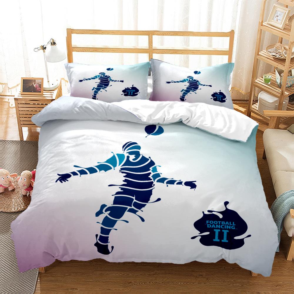 Comforter Soccer Digital Print Bedding Sets Child Boys Set For Teens King Size Bedding Set