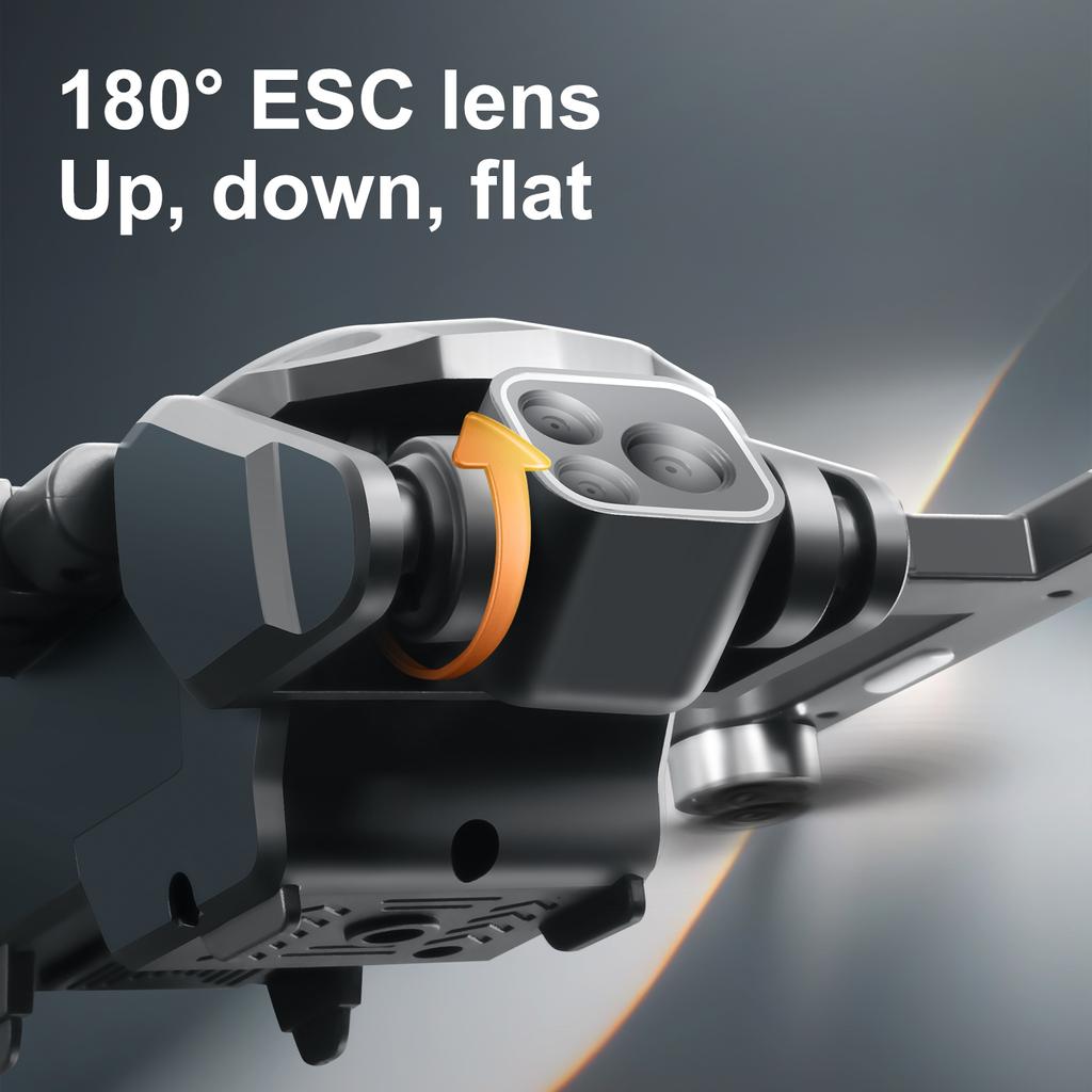 S188 GPS Drone 4K Professional Triple Camera Aerial Photography Drone 5G Wifi Brushless Obstacle Avoidance Drone RC Quadcopter Toy 2KM