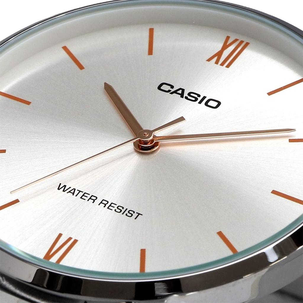 CASIO Кварцевые часы Серебристый металлический браслет Модель для зарубежного рынка [Casio] Мужские MTP-VT01D-7B