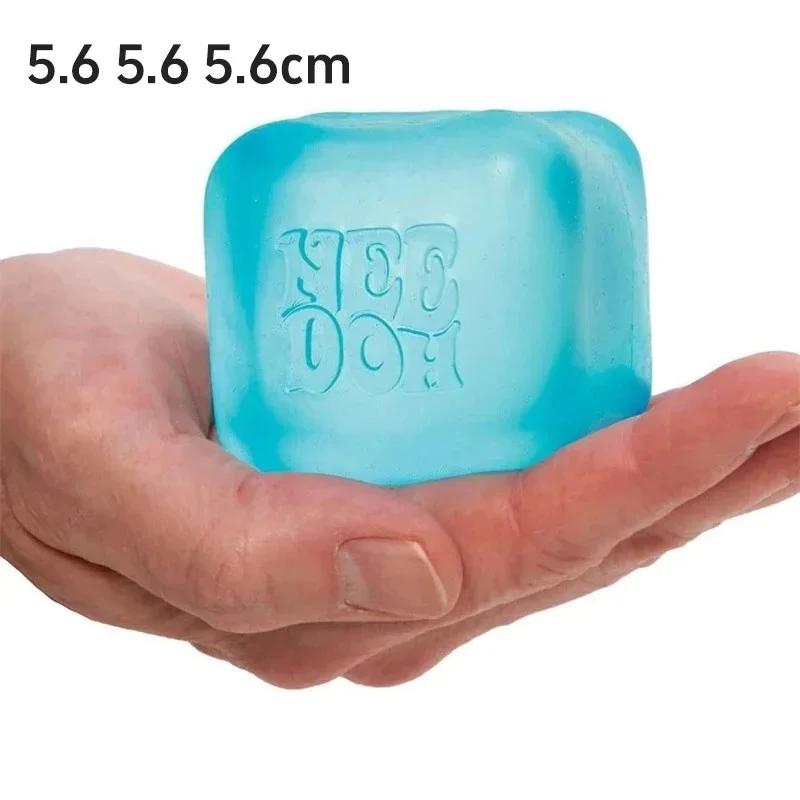 @@Schylling Needoh Nice Cube Сенсорные игрушки Блоки для снятия стресса Сжимаемые Развивающие головоломки Выплеск эмоций Детский сувенир