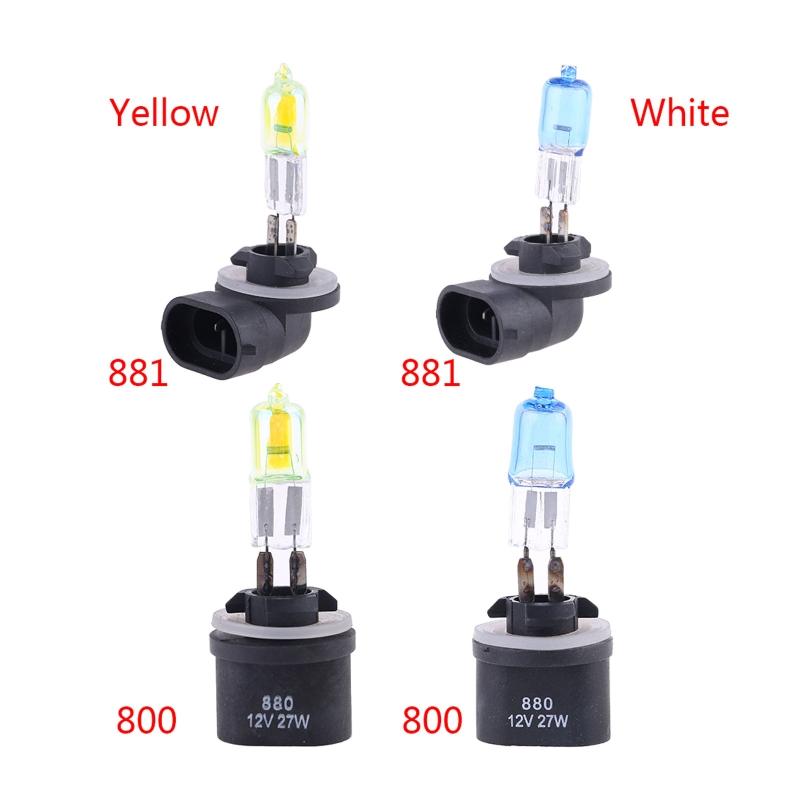 Universal Car Fog Light Headlight Bulbs 880/881 12V 27W Bright LED Halogen Bulb Vehicle Light Assembly Bulb