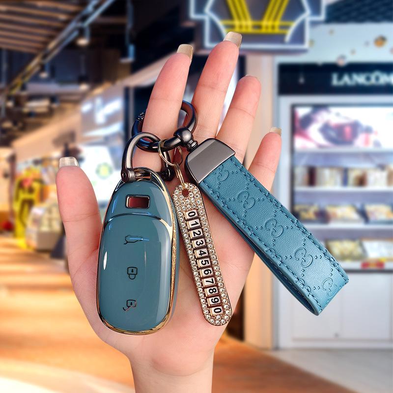 Applicable Ideal Key Case L7 MAX Remote Set: Includes Leather Strap, Buckle Pendant, L8 Protective Shell, L9 TPU Shell Buckle.