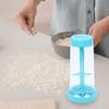 Роторный просеиватель для муки, большая емкость, прозрачная чашка для смешивания муки, ручной дозатор тапиоки для разрыхлителя, сито, контейнер, кухонные инструменты для приготовления пищи