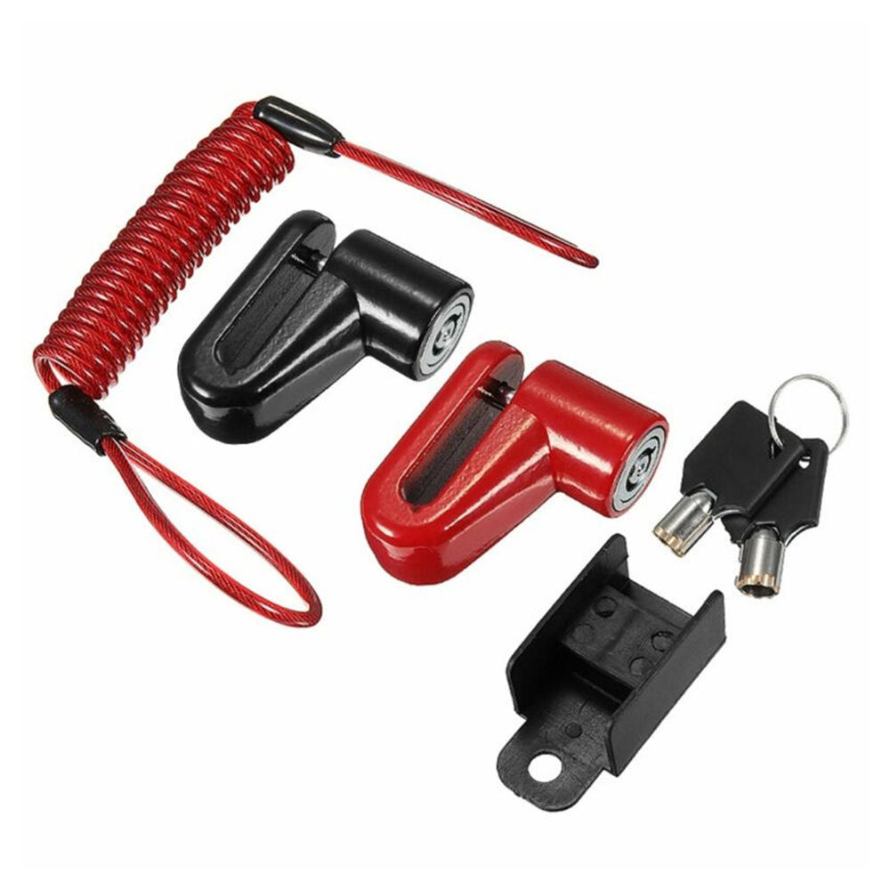 Anti-Theft Disc Brake Lock with Steel Wire - Universal for Xiaomi M365 Pro Electric Scooter Bicycle Motorcycle Wheel Safety Lock 4