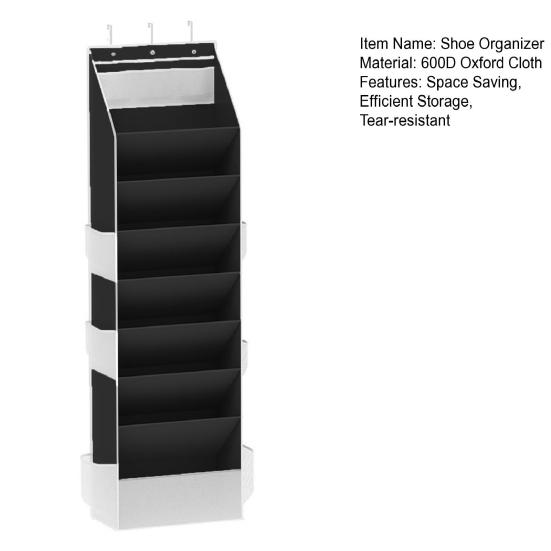 Органайзер для обуви Yousheng 8 ярусов, подвесной органайзер для обуви на дверь, подвесное хранение обуви в шкафу с большими глубокими карманами, вмещает 16-24 пары кроссовок, сандалий