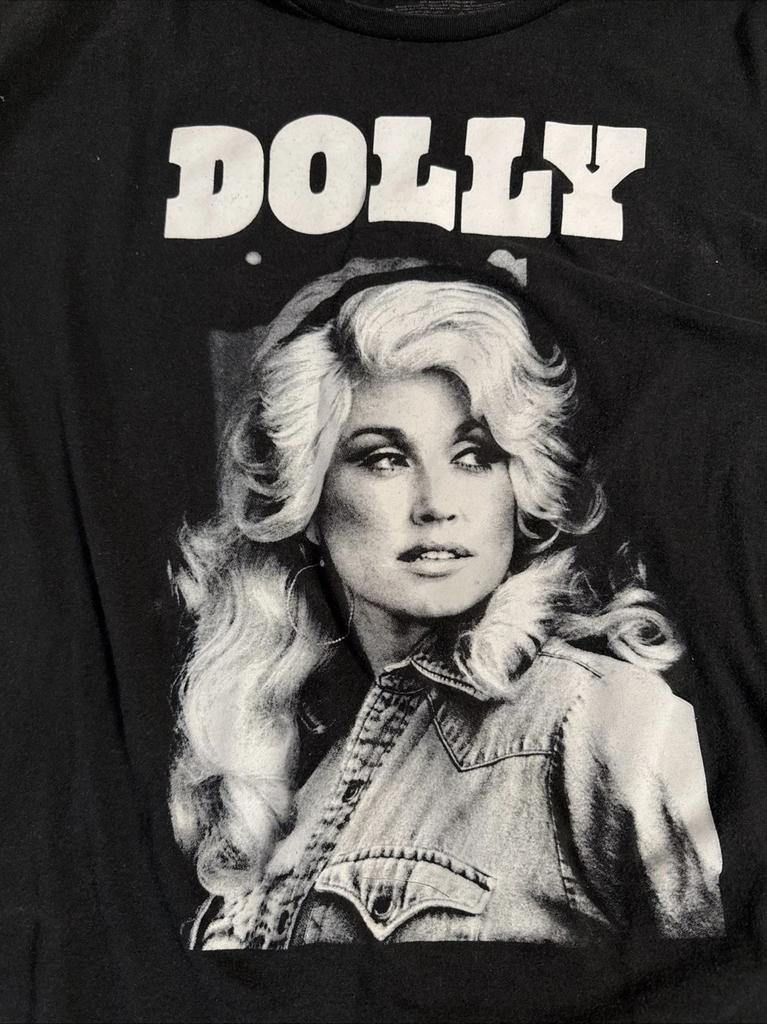 Dolly Parton Black Graphic Black Unisex All size shirt P268