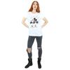 Disney Womens/Ladies Mickey Mouse Scared Cotton Boyfriend T-Shirt