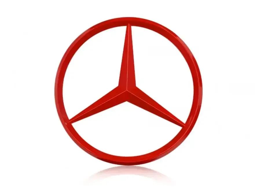 Новый 2025 Для Mercedes Benz 70 мм 3D Металлический Стайлинг Автомобиля Значок на Капот Декор Наклейка для Mercedes Benz E C G M S A B Класса W176