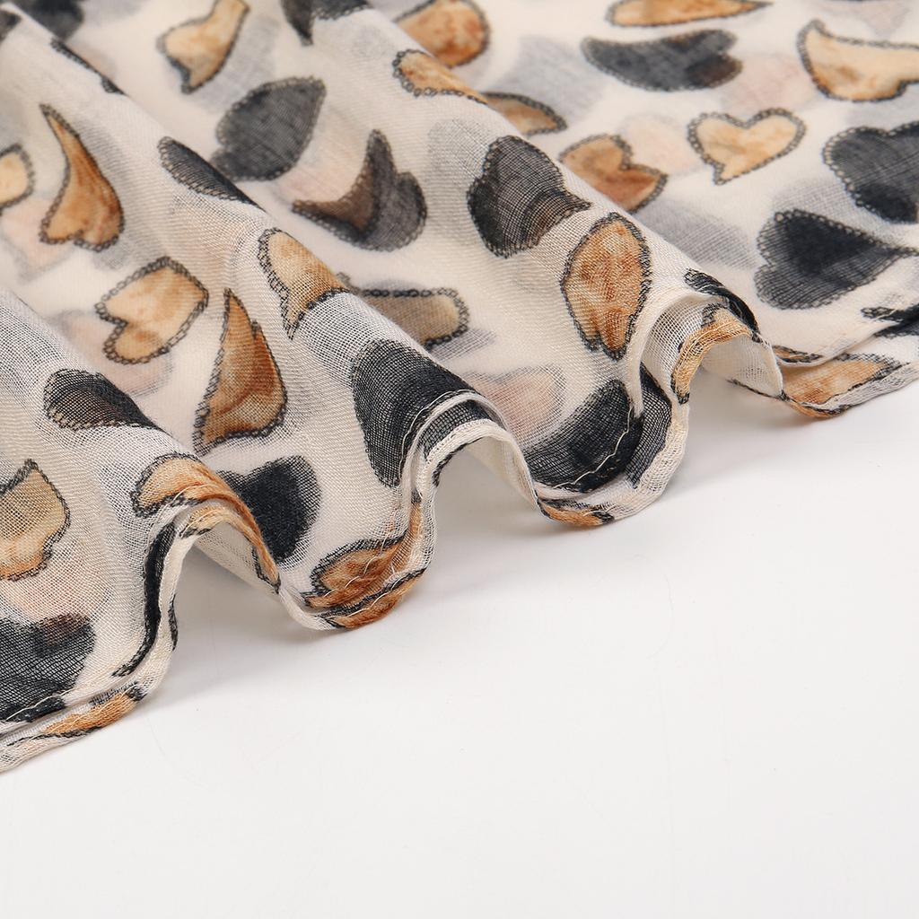 Весенняя Мода Новый Стиль Балийская Пряжа Контрастный Любовный Длинный Шарф Элегантный Тонкий Универсальный Шарф Шаль для Защиты от Солнца для Женщин